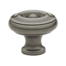 86114 - Traditional Brass - 1" Waverly Knob - Pewter