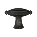 86227 - Tuscany Bronze - 1.75" Fluted Finger Knob - Medium Bronze