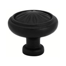 86091 - Tuscany Bronze - 1" Round Knob - Flat Black