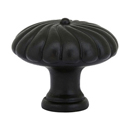 86244 - Tuscany Bronze - 1" Twist Round Knob - Flat Black