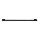 27024 - Tuscany - 12" Towel Bar - Rosette #12 - Flat Black