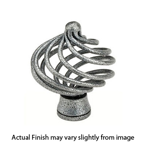 76012 - Wrought Steel - 1.5" Flanders Knob - Satin Steel