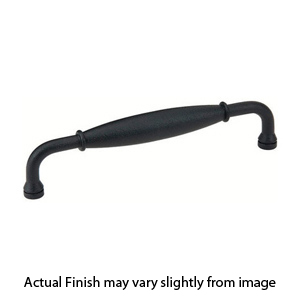 76027 - Wrought Steel - 3" Normandy Pull - Flat Black