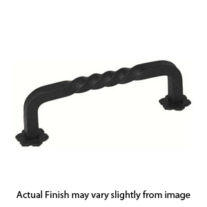 76026 - Wrought Steel - 3" San Carlos Pull - Flat Black