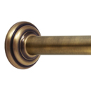 Classic - Shower Rod - Antique Brass