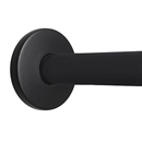 36" Shower Rod - Contemporary - Matte Black