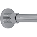 Deluxe Contemporary - Shower Rod - Polished Chrome