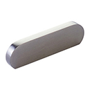 10041-GM - Modern Oval - 3"cc Cabinet Pull - Gunmetal