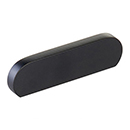 10041-MB - Modern Oval - 3"cc Cabinet Pull - Matte Black