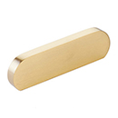 10041-US4 - Modern Oval - 3"cc Cabinet Pull - Satin Brass