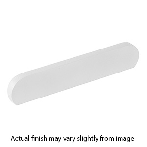 10042-MW - Modern Oval - 5"cc Cabinet Pull - Matte White