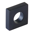 10030-MB - Modern Oval Slot - 1"cc Cabinet Knob - Matte Black