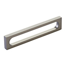 10033-GM - Modern Oval Slot - 5"cc Cabinet Pull - Gunmetal