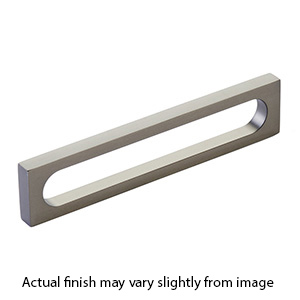 10033-GM - Modern Oval Slot - 5"cc Cabinet Pull - Gunmetal