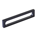 10033-MB - Modern Oval Slot - 5"cc Cabinet Pull - Matte Black