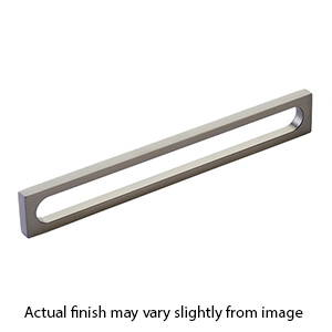 10034-GM - Modern Oval Slot - 8"cc Cabinet Pull - Gunmetal