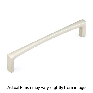 502 - Italian Contemporary - 6" Cabinet Pull - Satin Nickel