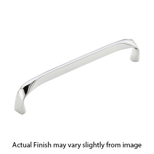 512 - Italian Contemporary - 6" Cabinet Pull - Polished Chrome