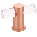 401-BRG - Lumiere - 2" T-Knob - Brushed Rose Gold