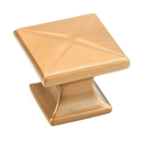 215 BBZ - Northport - 1 3/8" Square Polygon Knob - Brushed Bronze