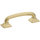 205 SSB - Northport - 3.5" Square Pull - Satin Brass