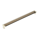 318-15-SM - Positano - 13" Cabinet Pull - Satin Nickel/Smoke