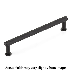 5008-MB - Pub House Knurled - 8" cc Cabinet Pull - Matte Black