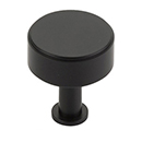 5102-MB - Pub House Smooth - 1.25" Round Knob - Matte Black