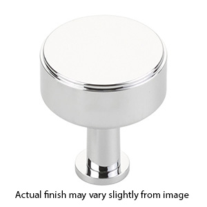 5102-26 - Pub House Smooth - 1.25" Round Knob - Polished Chrome