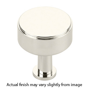 5102-PN - Pub House Smooth - 1.25" Round Knob - Polished Nickel