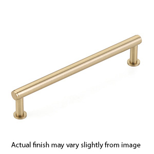 5108-SSB - Pub House Smooth - 8" cc Cabinet Pull - Satin Brass