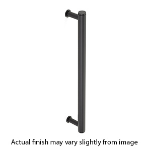 5112A-MB - Pub House Smooth - 12" cc Appliance Pull - Matte Black