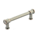 79 DP/C - Steamworks - 3.78" Cabinet Pull - Distressed Pewter/ Copper