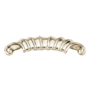 915-WB - French Court - 2"cc Cup Pull - White Brass