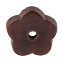 M1428MCB - Aspen - 1" Flower Knob Backplate - Mahogany Bronze