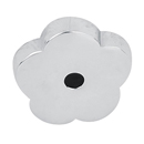 M2006PC - Aspen - 1" Flower Knob Backplate - Polished Chrome