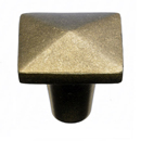 M1516LB - Aspen - 1.25" Square Knob - Light Bronze