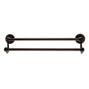 ED7ORBA - Beaded - 18" Double Towel Bar - Oil Rubbed Bronze