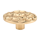 TK299 BR - Cobblestone - 2 5/8" Large Oval Knob - Brass