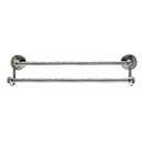 ED7BSNF - Rope (Edwardian) - 18" Double Towel Bar - Satin Nickel