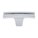 TK87PC - Rail - 2 5/8" Flared Knob - Polished Chrome