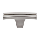 TK87BSN - Rail - 2 5/8" Flared Knob - Satin Nickel