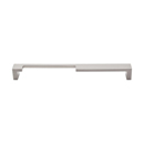 TK258 BSN - Modern Metro Notch - 9" Right Cabinet Pull - Satin Nickel