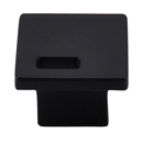 TK269 BLK - Modern Metro Slot - 1.25" Cabinet Knob - Flat Black