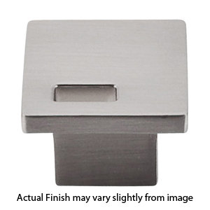 TK269 BSN - Modern Metro Slot - 1.25" Cabinet Knob - Satin Nickel