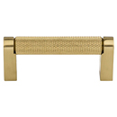 M2600 HB - Amwell - 3" Knurled Bar Pull - Honey Bronze