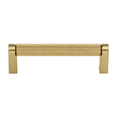 M2602 HB - Amwell - 5" Knurled Bar Pull - Honey Bronze