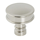 TK3140PN - Cranford - 1.25" Cabinet Knob - Polished Nickel