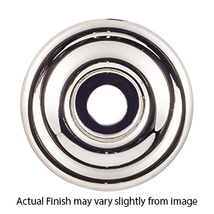 TK890 PN - Brixton - Cabinet Knob Backplate - Polished Nickel