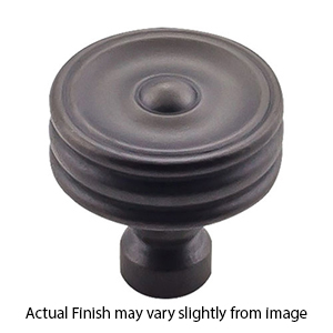 TK881 SAB - Brixton - 1.25" Ridged Knob - Sable